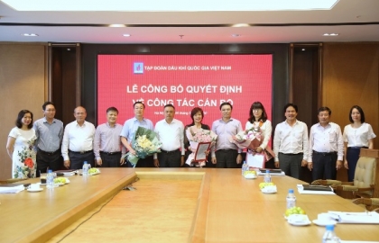 Bổ nhiệm lãnh đạo các Ban thuộc Cơ quan Tập đoàn Dầu khí Việt Nam